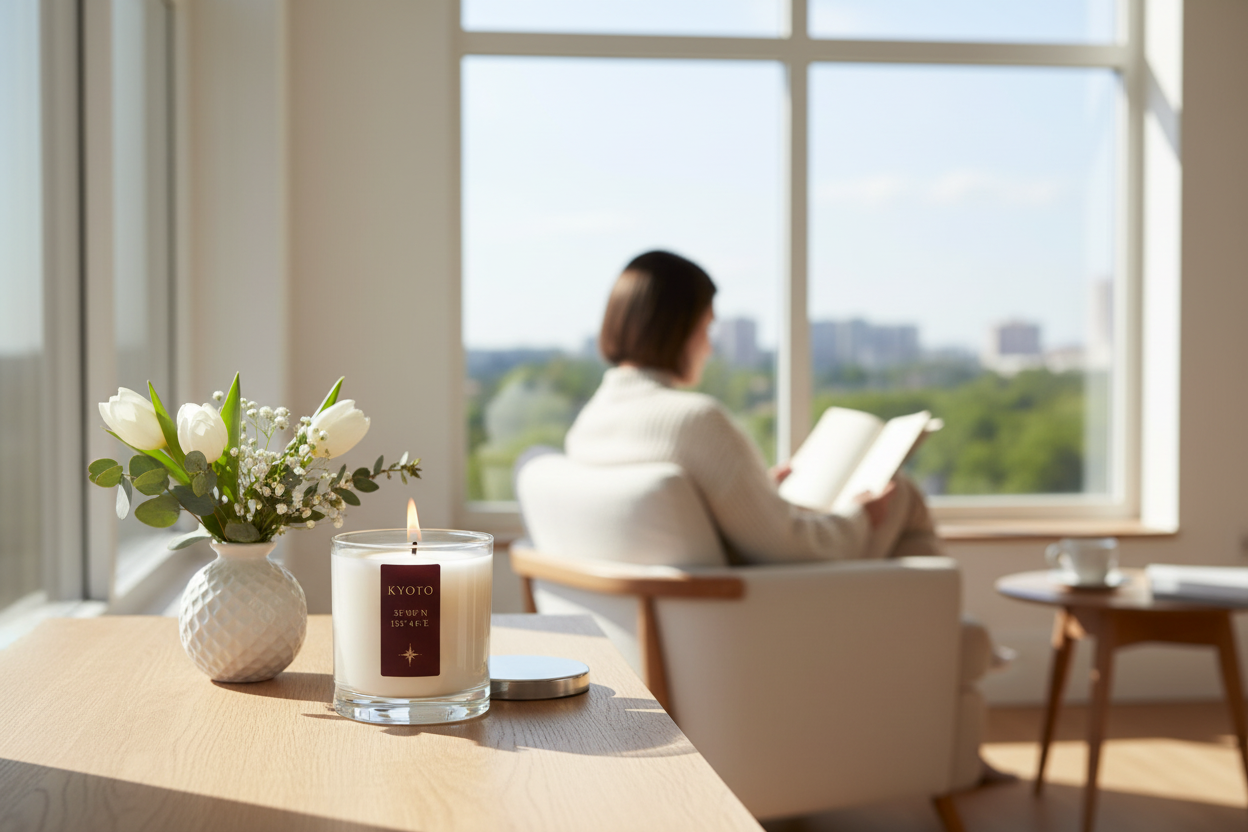 Kyoto Candle Daytime Lifestyle